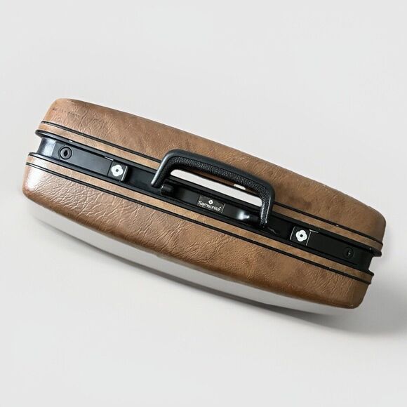 Vintage Samsonite SILHOUETTE 3-Suiter HARD Shell Suit Case 20 x 26 x 7 - Picture 2 of 6